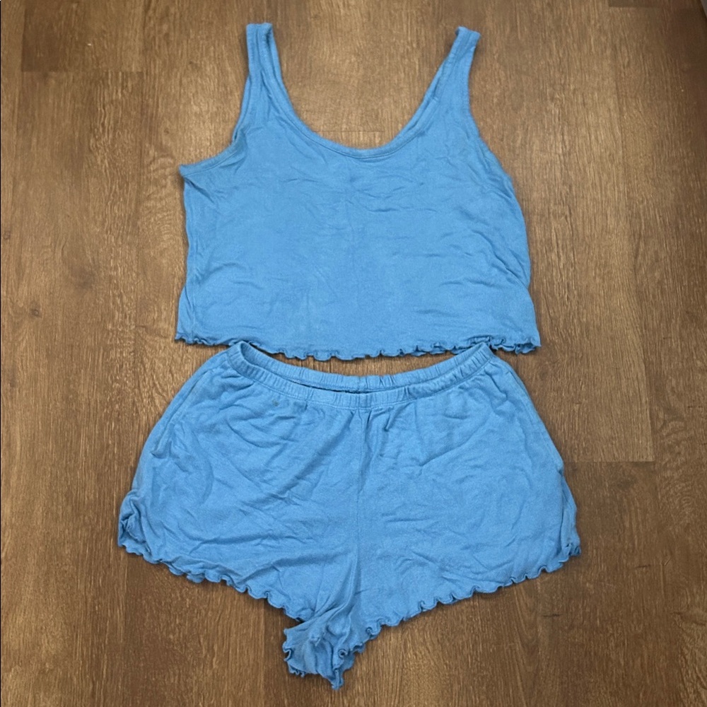 Colsie Sky Blue sleep Set. Size small